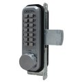 Lockey Mechanical Keyless Narrow Stile Deadbolt Lock Single Combination Marine Grade 2900-MG